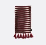 Creamy Rosewood Stripes - Silk Men Scarves - Silk Scarves | Monzoro Pakistan