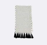 Snow White Base Polka Silk Men Scarves