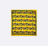 Paisley and Floral Mustard - Silk Pocket Square - Pocket Squares | Monzoro Pakistan