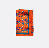 Rust Paisley and Floral - Silk Pocket Square - Pocket Squares | Monzoro Pakistan