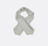 Sleek Black & White Stripes Silk Ascots - Ascots | Monzoro Pakistan