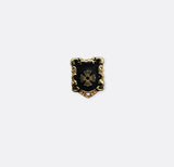 IRON CROSS KNIGHT SHieLD – BLACK AND GOLD LAPEL PINS