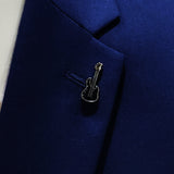BLACK GUITAR Gunmetal LAPEL PINS