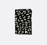 Black and White Leopard SilK Pocket Squares