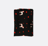 Black Dalmatian Silk Pocket Squares