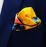 Morning Bird – Silk Pocket Square - Pocket Squares | Monzoro Pakistan