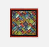 Abstract Matrix Silk Pocket Squares
