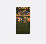 Olive Green Paisley and Floral - Silk Men Scarves - Silk Scarves | Monzoro Pakistan