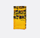 Mustard Paisley and Floral - Silk Men Scarves - Silk Scarves | Monzoro Pakistan