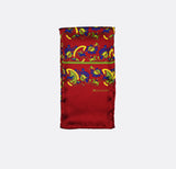 Maroon Paisley and Floral - Silk Men Scarves - Silk Scarves | Monzoro Pakistan