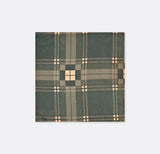 Dusty Grey Tartan Checks - Silk Pocket Square