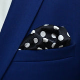 Black Base Polka - Silk Pocket Squares