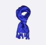 Royal Blue - Silk Scarves - Silk Scarves | Monzoro Pakistan