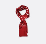 Maroon Dot Polka _ Silk Men Scarves - Silk Scarves | Monzoro Pakistan