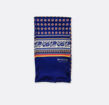 Navy Blue & Gold Reversible - Silk Men Scarves - Silk Scarves | Monzoro Pakistan