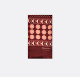 Chocolate Brown Polka Drops - Silk Scarves - Silk Scarves | Monzoro Pakistan