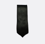 Black Paisley Self Tie - Neckties | Monzoro Pakistan