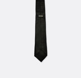Black Paisley Self Tie - Neckties | Monzoro Pakistan