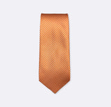 Orange Diagonal Striped Tie - Neckties | Monzoro Pakistan
