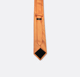 Orange Diagonal Striped Tie - Neckties | Monzoro Pakistan