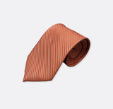 Light Pink Diagonal Striped Tie - Neckties | Monzoro Pakistan