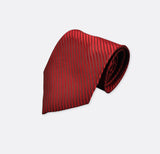 Metallic Maroon Diagonal Striped Neck Ties - Neckties | Monzoro Pakistan