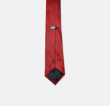 Metallic Maroon Diagonal Striped Neck Ties - Neckties | Monzoro Pakistan