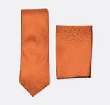 Bronze Self Tie & Pocket Square Set - Combo Sets | Monzoro Pakistan