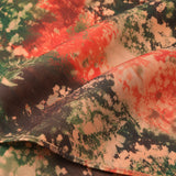 Abstract Floral pocket square — fabric and design close-up.
