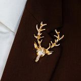 Alpha Antler - Golden Lapel Pins - Lapel Pins | Monzoro Pakistan