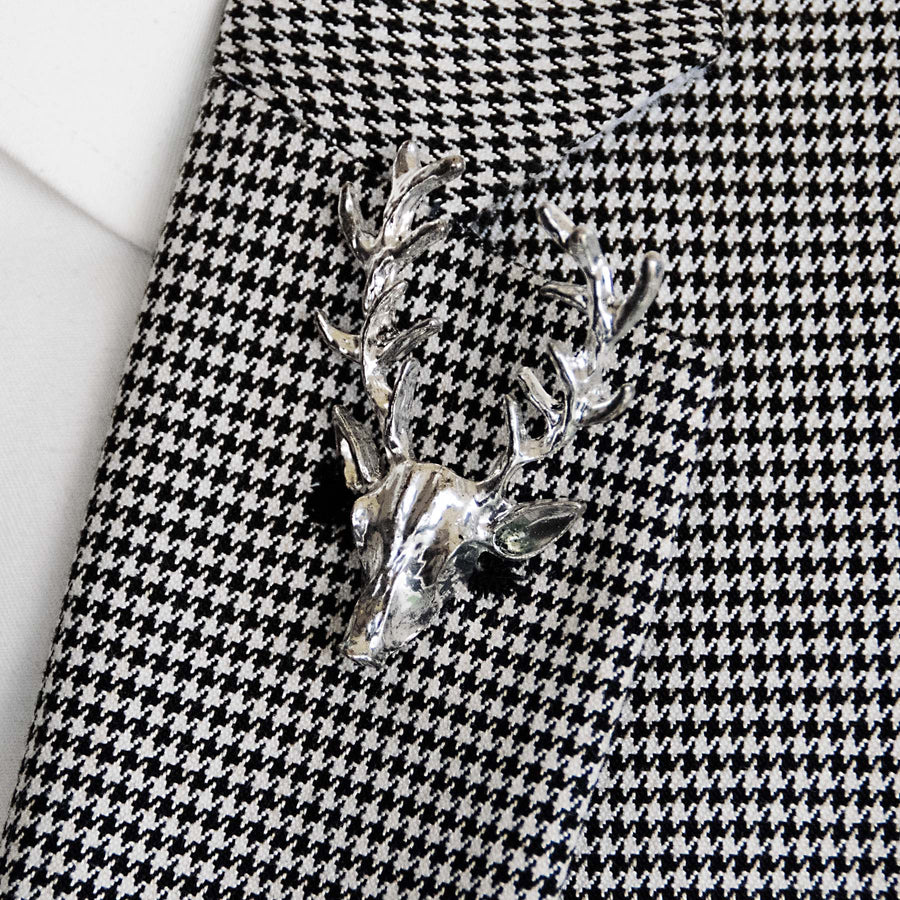 Alpha Antler - Silver Lapel Pins - Lapel Pins | Monzoro Pakistan