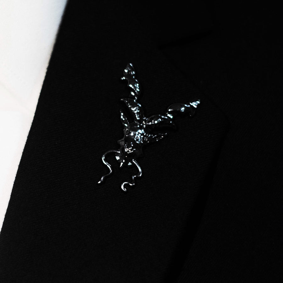 Antique Markhor – Gunmetal Lapel Pins - Lapel Pins | Monzoro Pakistan