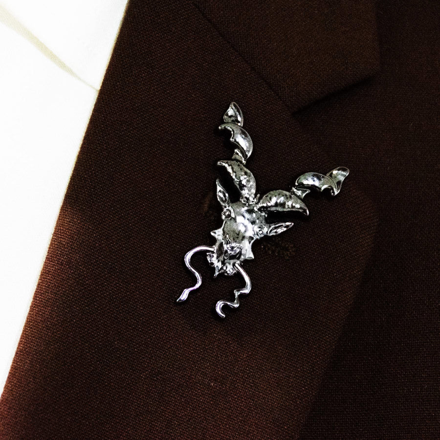 Antique Markhor – Gunmetal Lapel Pins - Lapel Pins | Monzoro Pakistan
