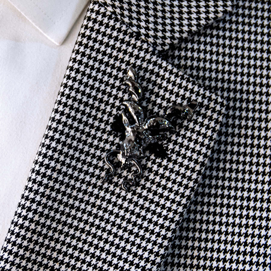 Antique Markhor – Gunmetal Lapel Pins - Lapel Pins | Monzoro Pakistan