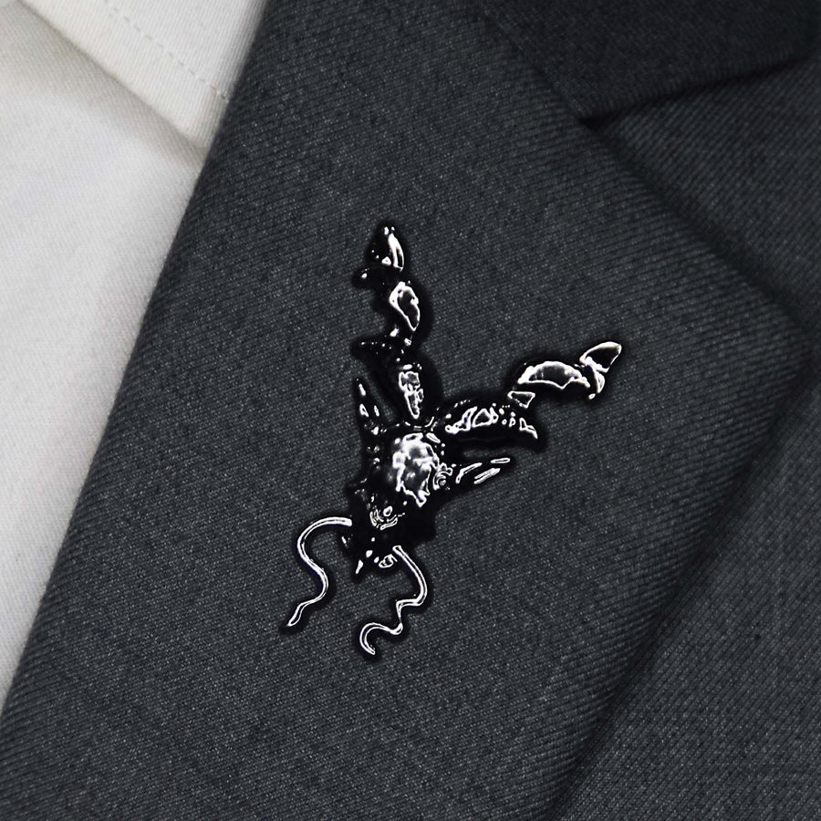 Antique Markhor – Gunmetal Lapel Pins - Lapel Pins | Monzoro Pakistan