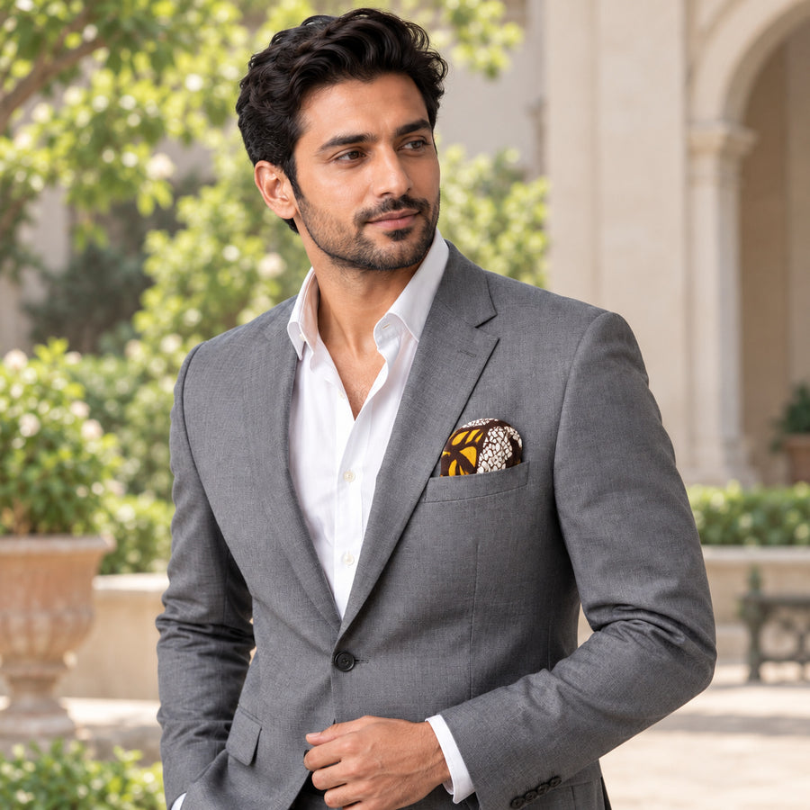 Autumn to Remember pocket square — outdoor lifestyle.