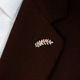 Barley Leaf - Golden Lapel Pins - Lapel Pins | Monzoro Pakistan