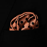 Coral Sands Polka Dot - Silk Pocket Square