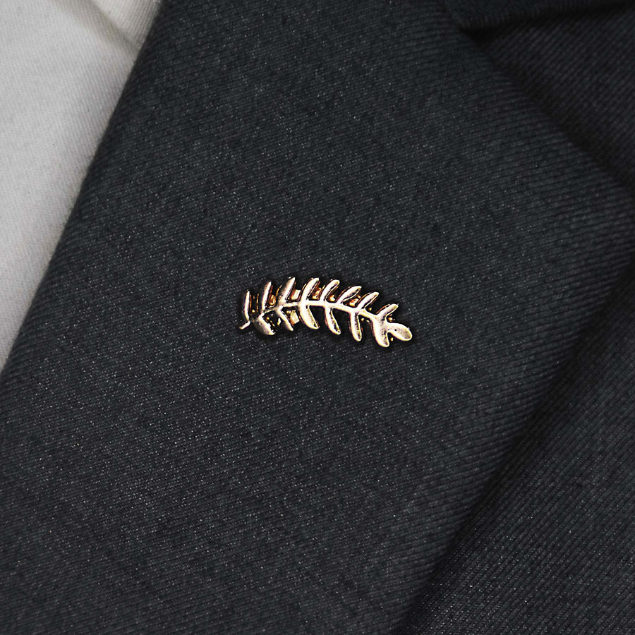 Barley Leaf - Golden Lapel Pins - Lapel Pins | Monzoro Pakistan