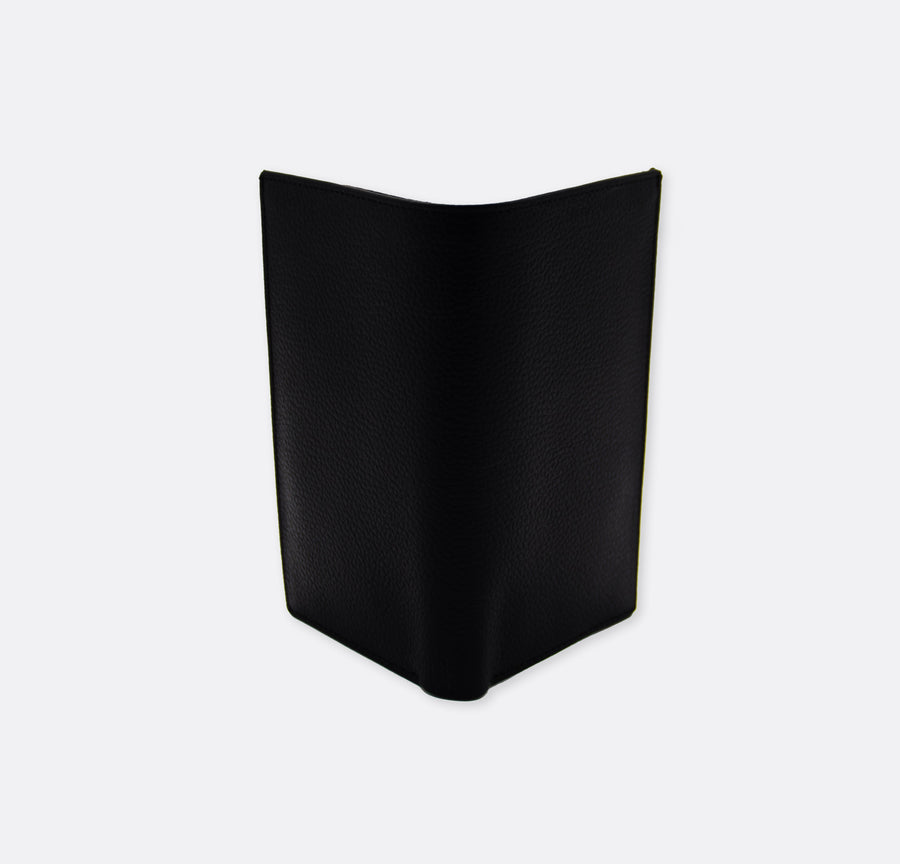 Black - Cow Skin Leather - Passport Wallet - Wallets | Monzoro Pakistan