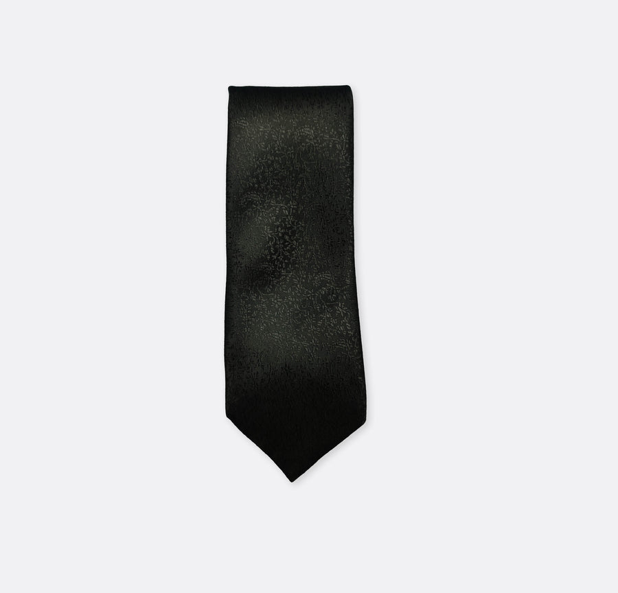 Black Self Tie - Neckties | Monzoro Pakistan