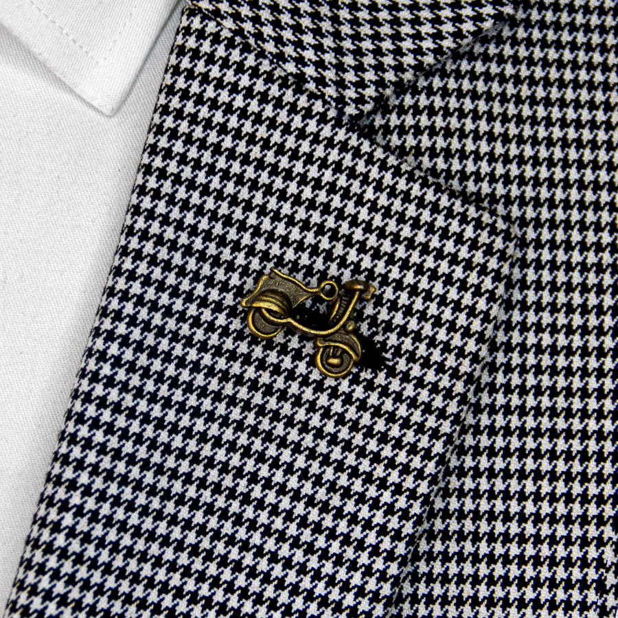 Brass Scooter - Metal Lapel Pins - Lapel Pins | Monzoro Pakistan