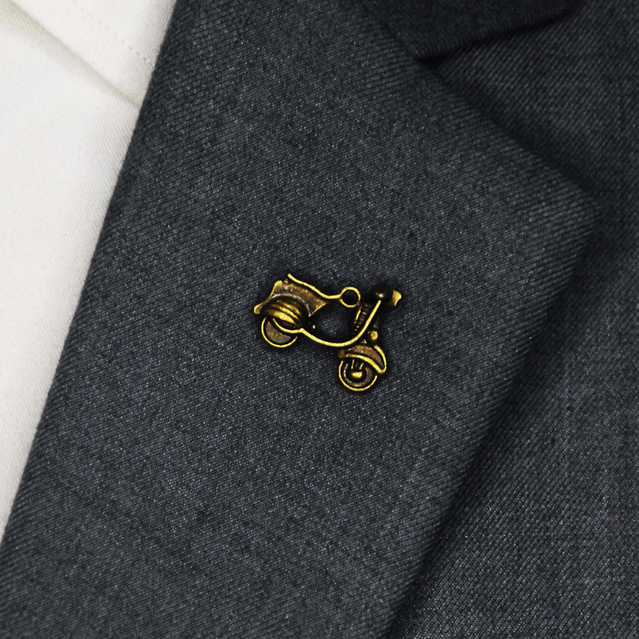 Brass Scooter - Metal Lapel Pins - Lapel Pins | Monzoro Pakistan