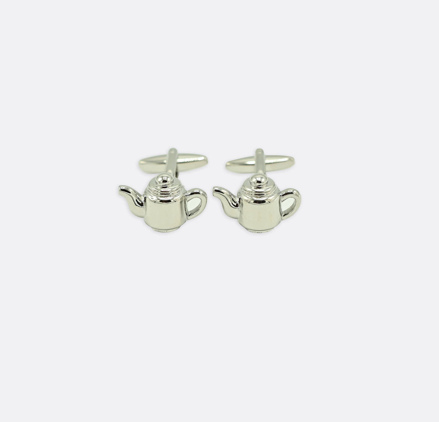 Brewing Kettle - Silver Cufflinks - Cufflinks | Monzoro Pakistan
