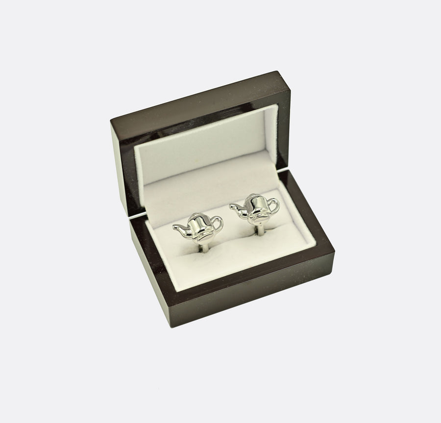 Brewing Kettle - Silver Cufflinks - Cufflinks | Monzoro Pakistan
