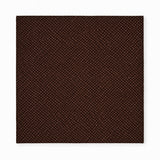 Brown Dot Polka pocket square — full flat product.