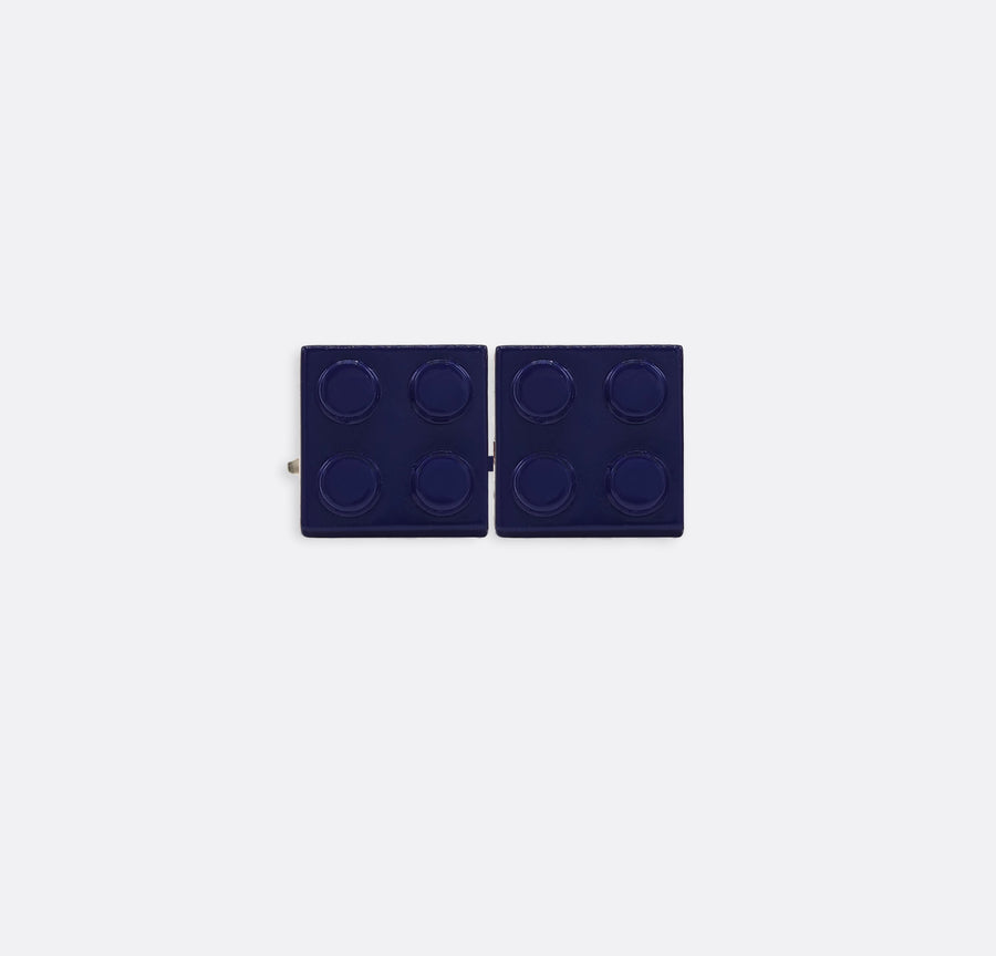 Building Block Blue – Metal Cufflinks - Cufflinks | Monzoro Pakistan