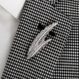 PAIR LEAF – Silver LAPEL PINS