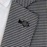 Turkish Knight Shield – Black And Silver Lapel Pins