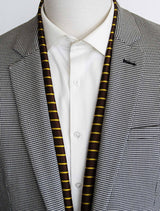 Yellow Cane Hazel Silk Men Scarves